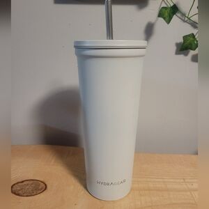 HydraGear White Tumbler with Straw
